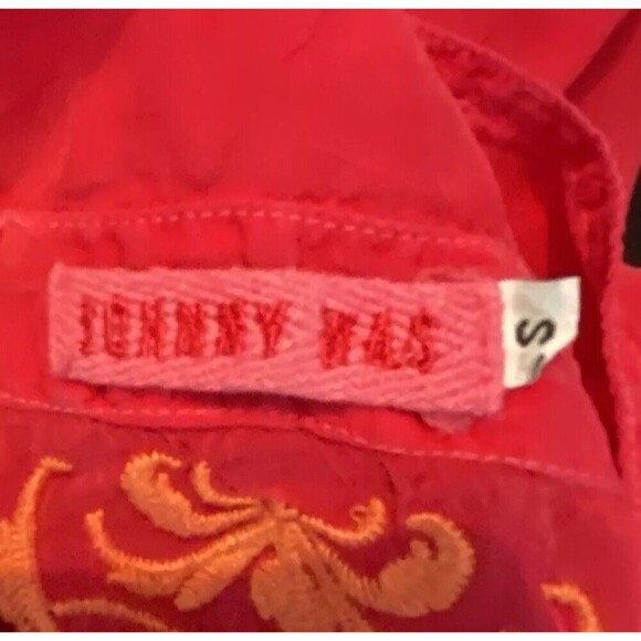 Johnny Was sz S Pink Embroidered Tunic - Picture 9 of 10